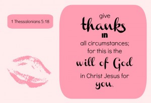 1 Thessalonians 5-18